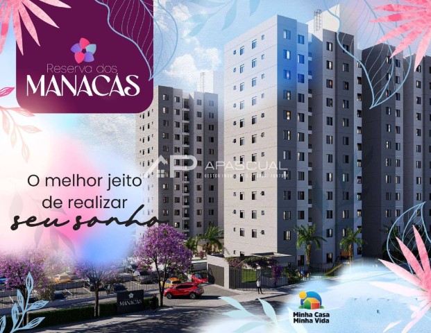 Apartamento 2 dormitórios c/ varanda e lazer- MCMV -  EM OBRAS