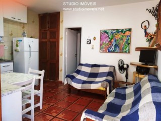 Apartamento 01 dormitório com Linda Vista para o Mar