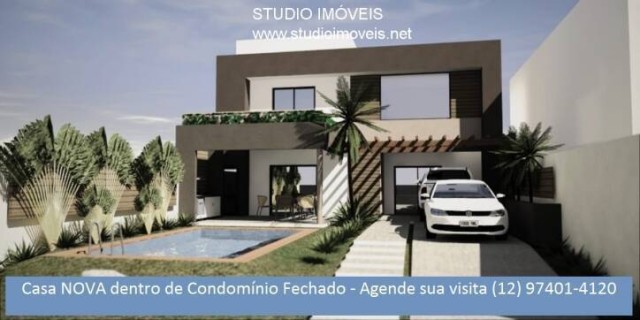 CASA DENTRO DE CONDOMÍNIO FECHADO PRAIA DA MASSAGUAÇU - CARAGUATATUBA