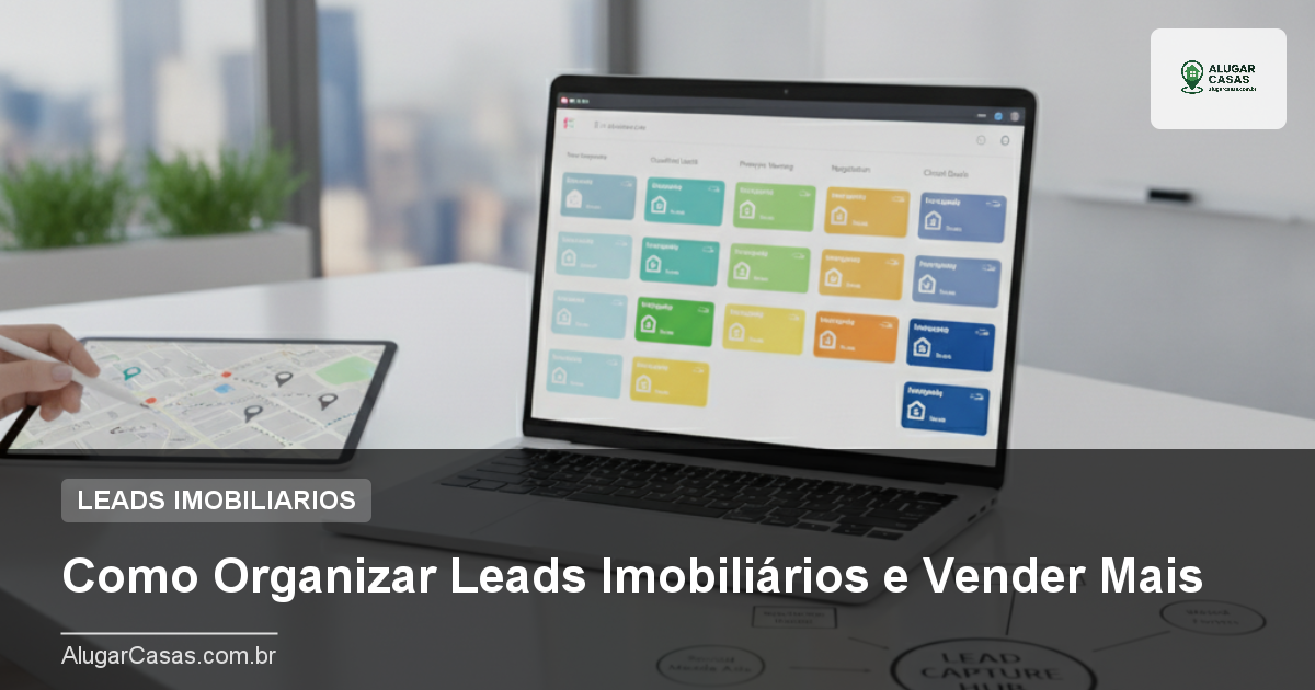 Como Organizar Leads Imobiliários e Vender Mais
